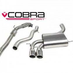 AU09b Cobra Sport Audi S3 (8P) (3 door) 2006-12 Turbo Back Package (Sports Catalyst / Non-Resonated), Cobra Sport, AU09b